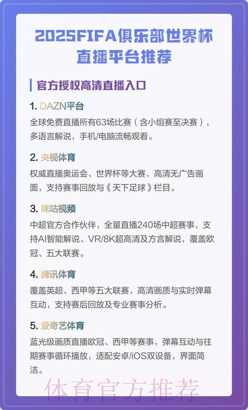 世界杯免费在线直播平台精选大全 世界杯免费在线直播平台精选大全