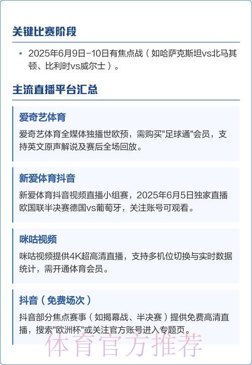 世界杯预选赛实时直播观看完全指南 世界杯预选赛实时直播观看完全指南